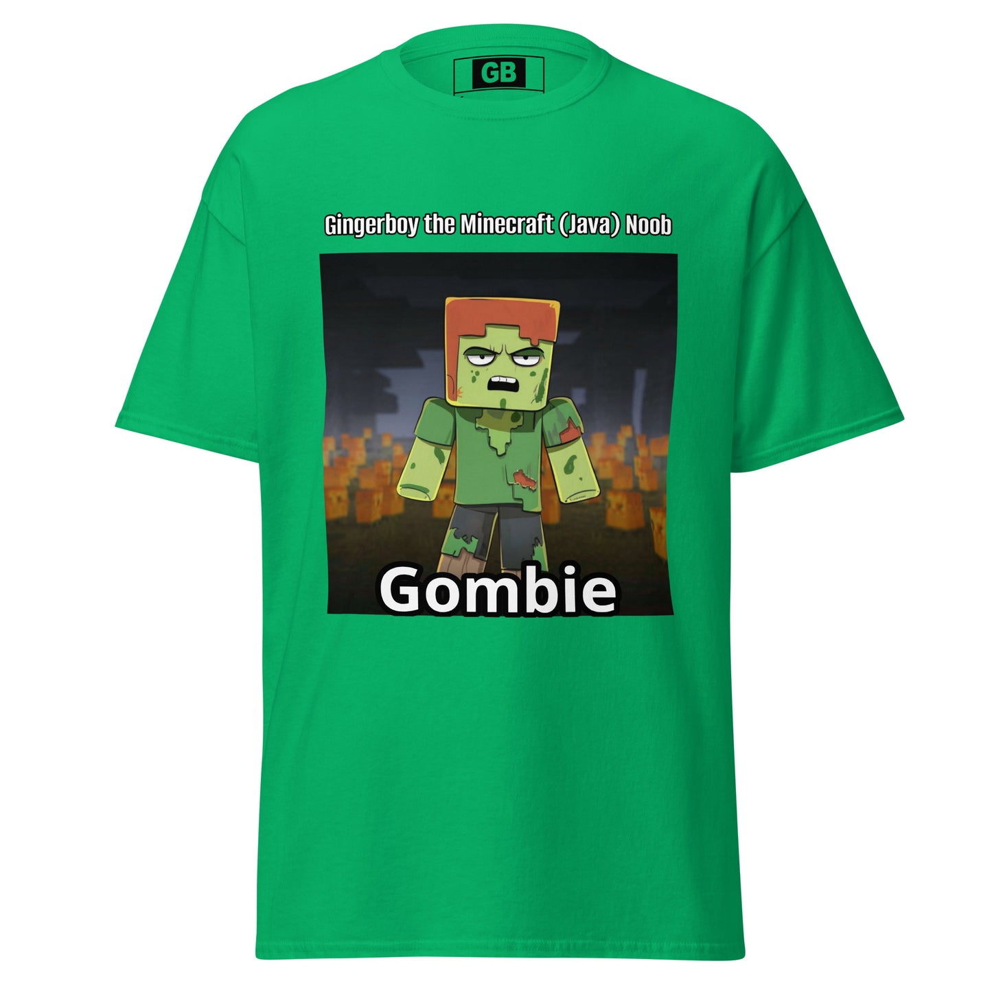 Gingerboy the Minecraft (Java) Noob tee *Gombie*