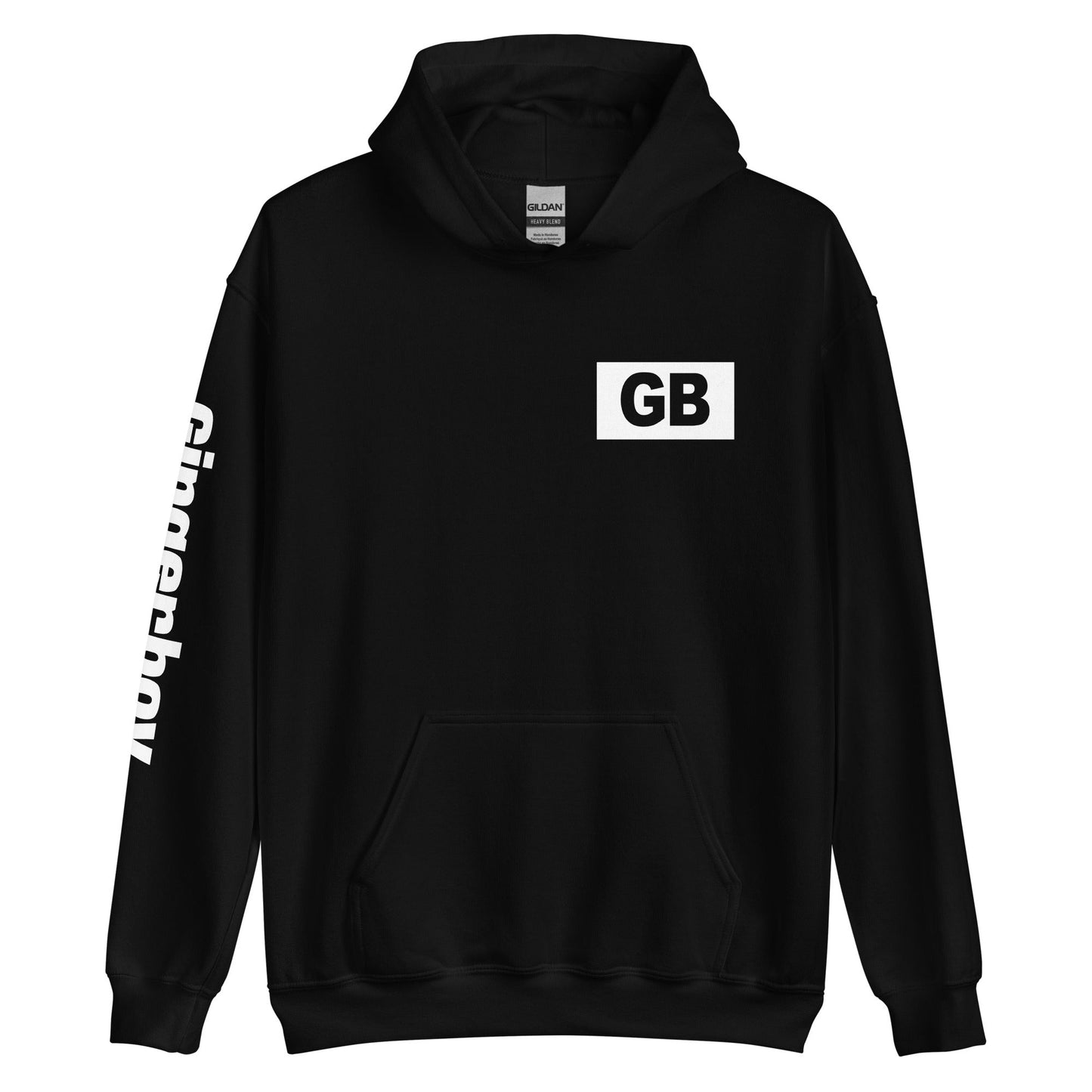 White GB Logo Hoodies