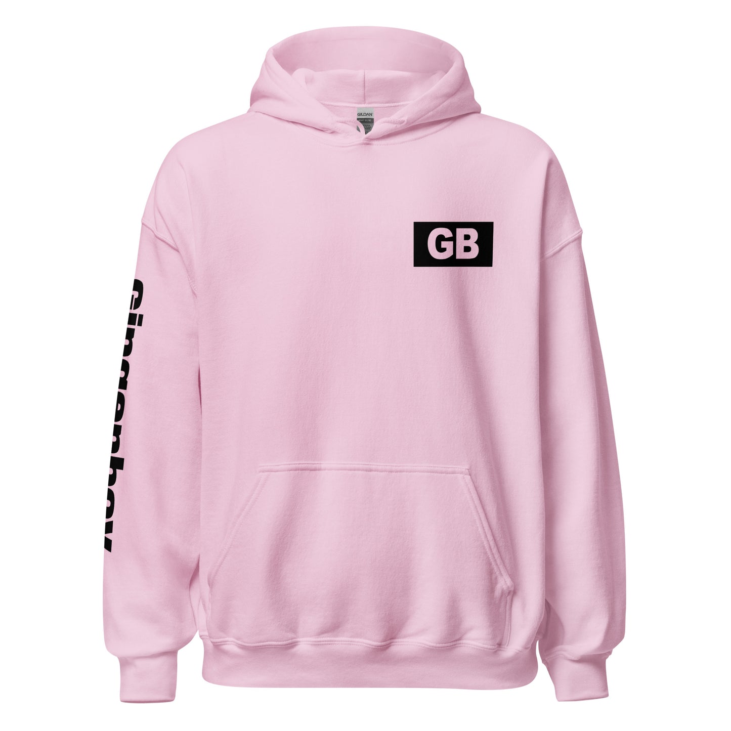 Black GB Logo Hoodie