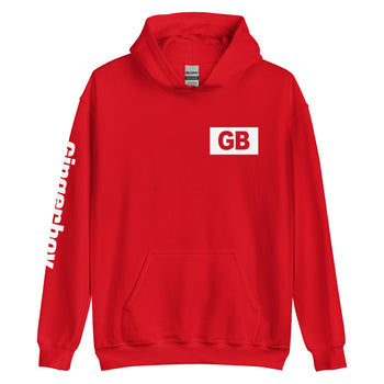 White GB Logo Hoodies