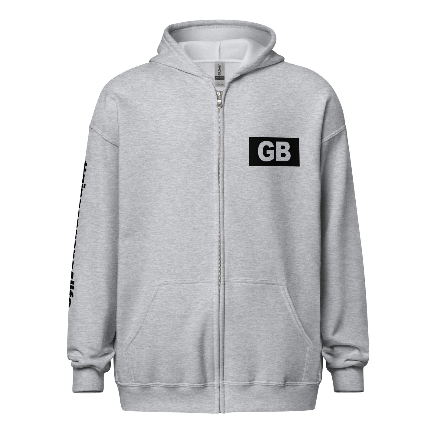 GB heavy blend zip hoodie