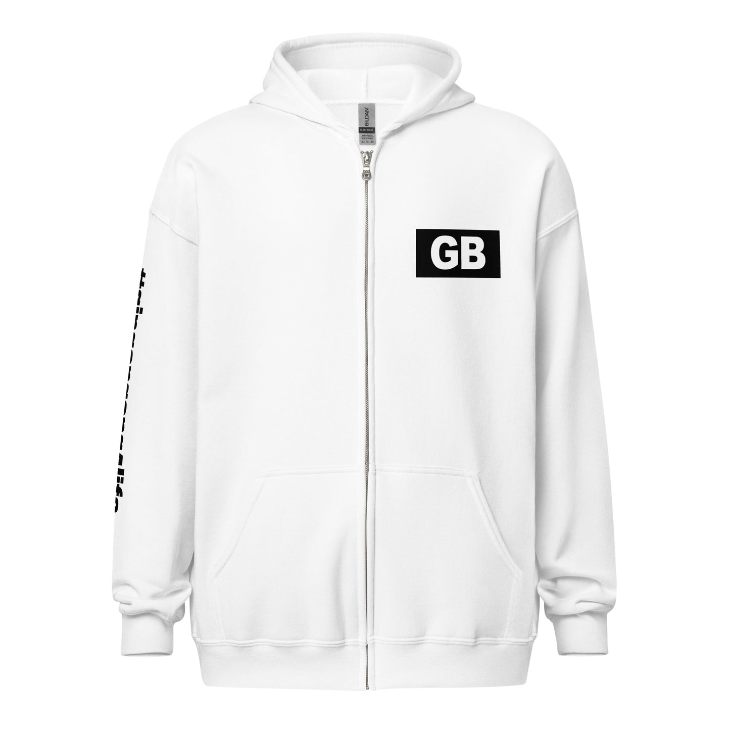GB heavy blend zip hoodie