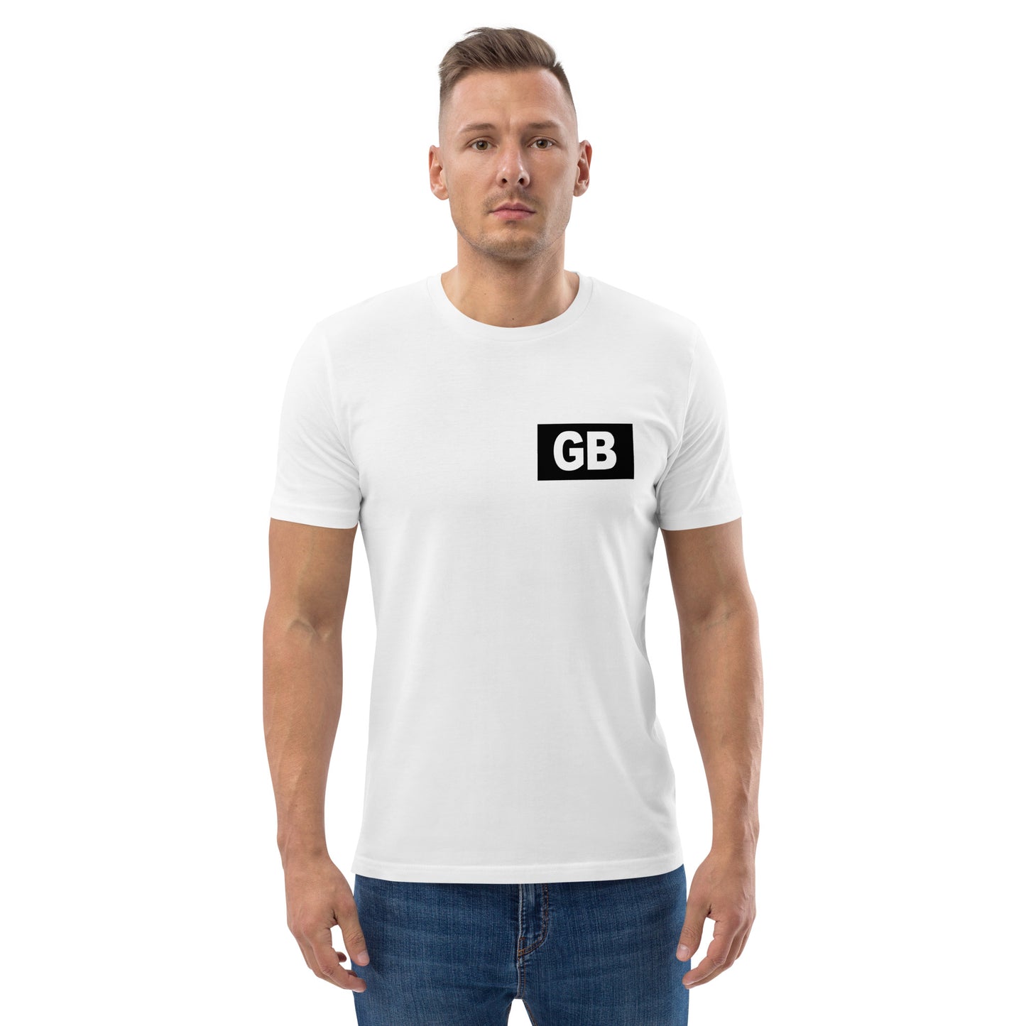 Black *GB* Logo T-shirt
